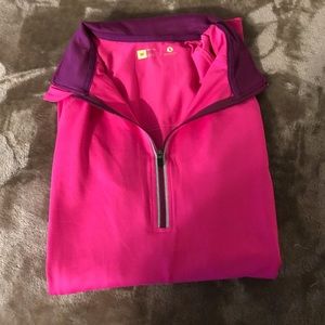 Pink Quarter Zip